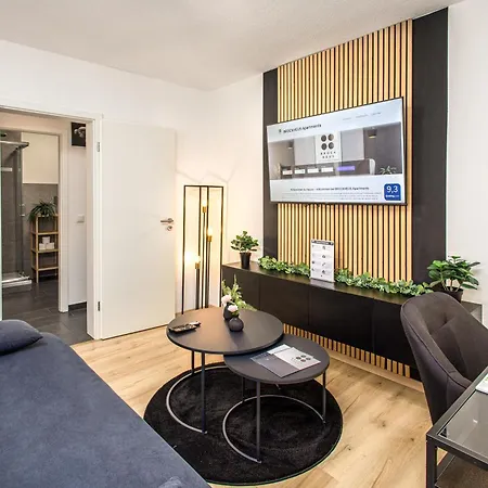 Apartment Black Diamond I Zentrum I Parken I Kueche I Wlan I Magdeburg