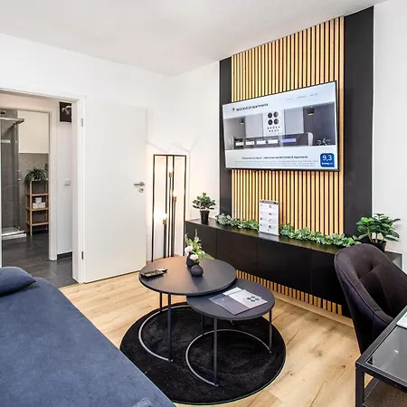 Appartement Brockheus Black Style Apartment I Kueche I Zentral I Parkplatz *