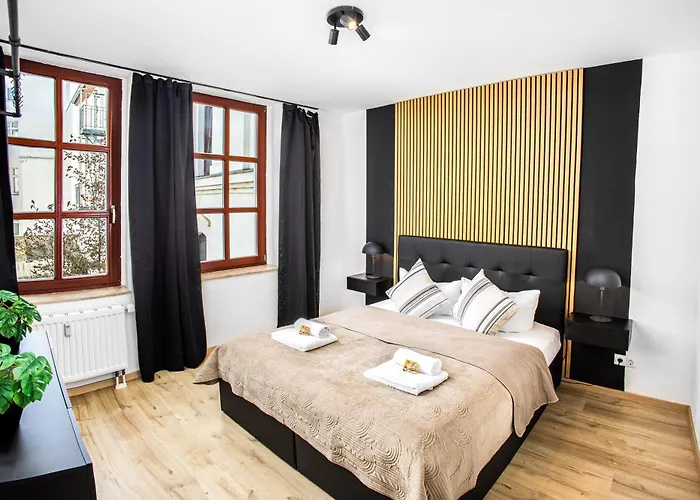 Apartment Black Diamond I Zentrum I Parken I Küche I Wlan I Magdeburg